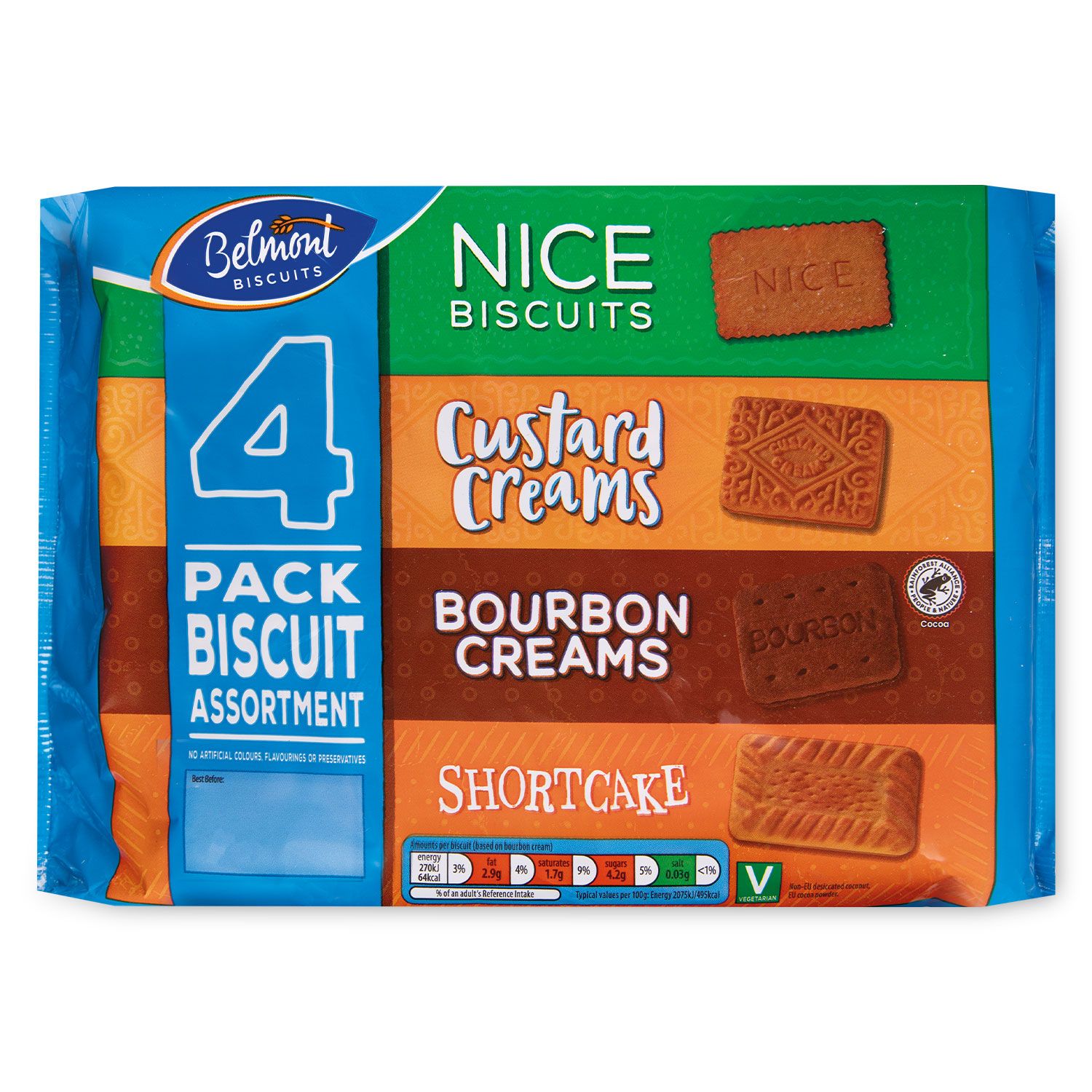 Biscuit Assortment 700g 4 Pack Belmont